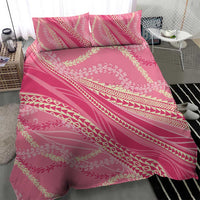 Polynesian Puakeniken Pikake Twisted Lei Bedding Set Rose Pink - Polynesian Pride