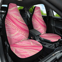 Polynesian Puakeniken Pikake Twisted Lei Car Seat Cover Rose Pink - Polynesian Pride