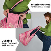 Polynesian Puakeniken Pikake Twisted Lei Grocery Bag Rose Pink LT7 - Polynesian Pride