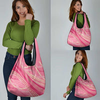 Polynesian Puakeniken Pikake Twisted Lei Grocery Bag Rose Pink LT7 - Polynesian Pride