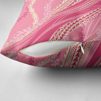 Polynesian Puakeniken Pikake Twisted Lei Pillow Cover Rose Pink LT7 - Polynesian Pride