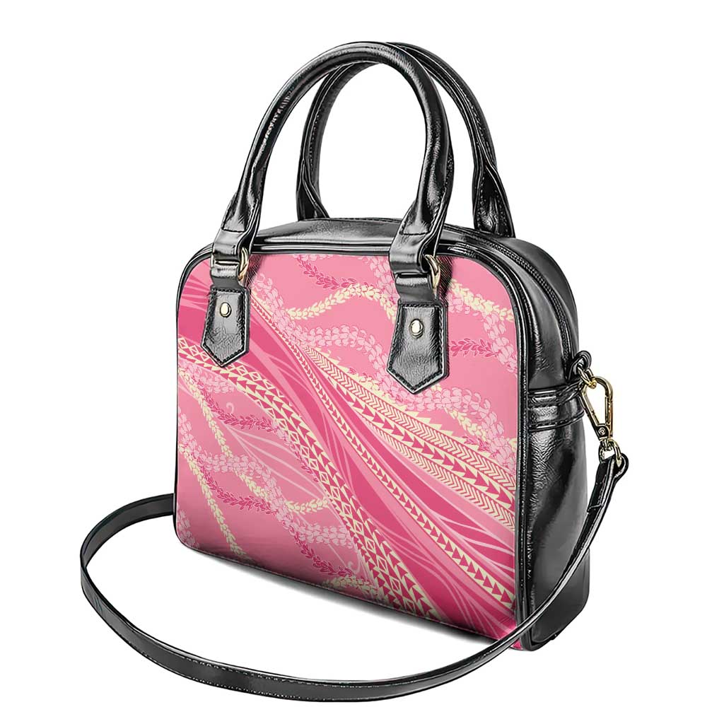 Polynesian Puakeniken Pikake Twisted Lei Shoulder Handbag Rose Pink - Polynesian Pride