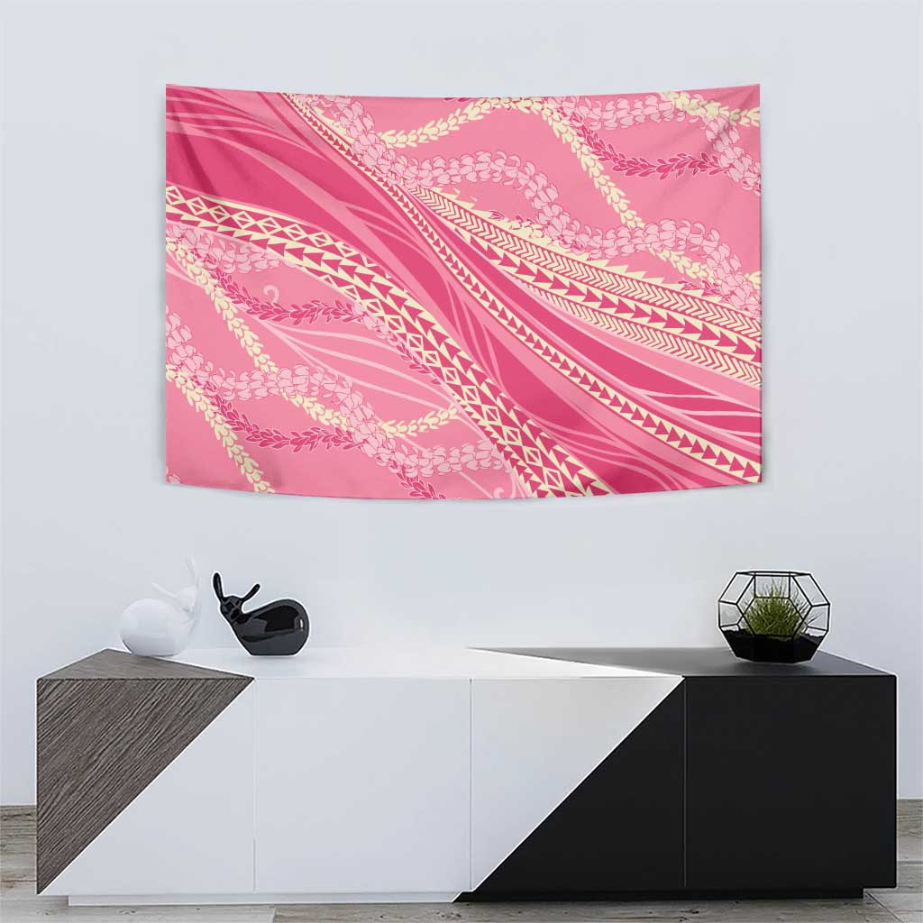 Polynesian Puakeniken Pikake Twisted Lei Tapestry Rose Pink - Polynesian Pride