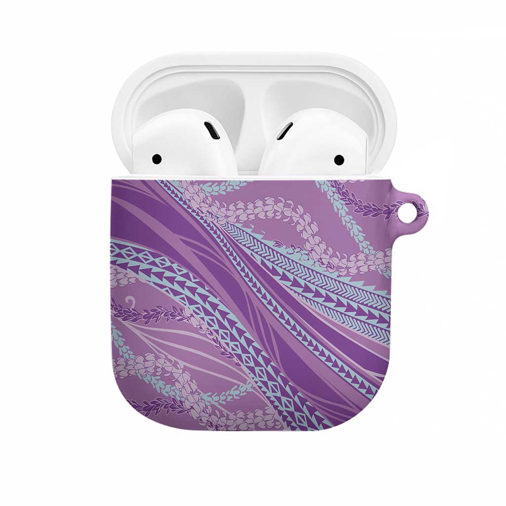 Polynesian Puakeniken Pikake Twisted Lei AirPods Case Amethys - Polynesian Pride
