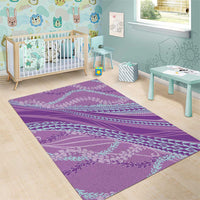 Polynesian Puakeniken Pikake Twisted Lei Area Rug Amethys - Polynesian Pride