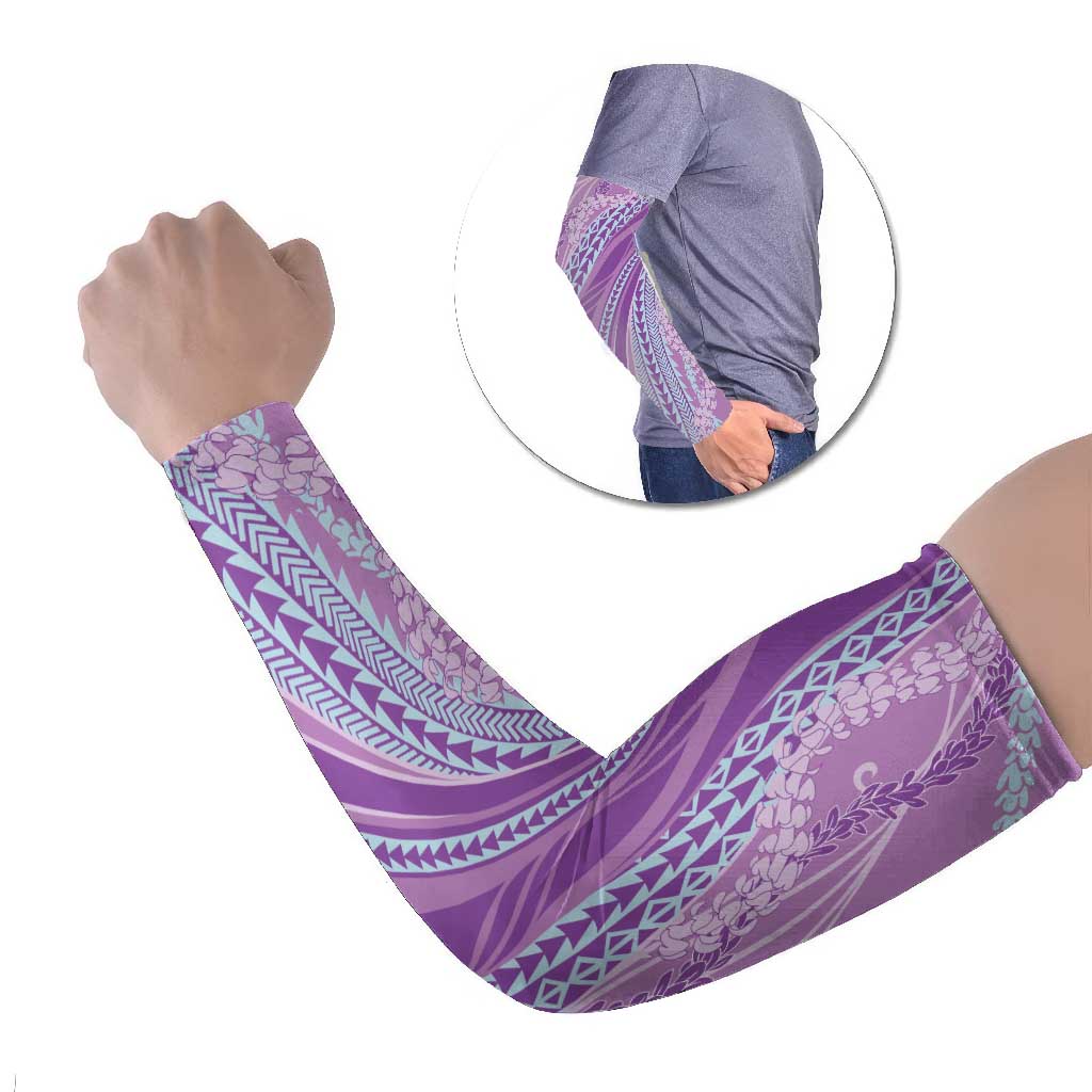 Polynesian Puakeniken Pikake Twisted Lei Arm Sleeves Amethys - Polynesian Pride