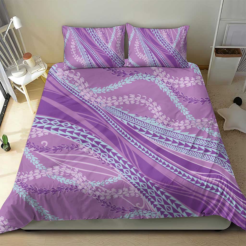 Polynesian Puakeniken Pikake Twisted Lei Bedding Set Amethys - Polynesian Pride