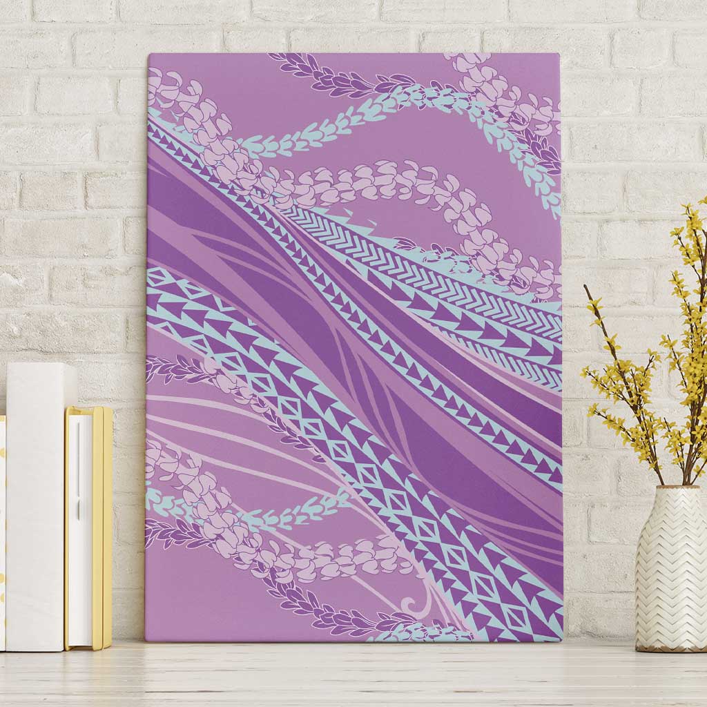 Polynesian Puakeniken Pikake Twisted Lei Canvas Wall Art Amethys - Polynesian Pride