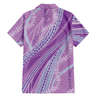 Polynesian Puakeniken Pikake Twisted Lei Family Matching Summer Maxi Dress and Hawaiian Shirt Amethys LT7 - Polynesian Pride
