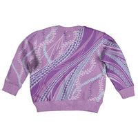 Polynesian Puakeniken Pikake Twisted Lei Kid Ugly Christmas Sweater Amethys - Polynesian Pride