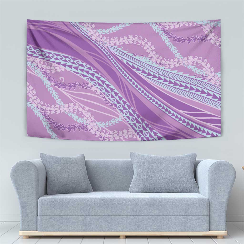Polynesian Puakeniken Pikake Twisted Lei Tapestry Amethys - Polynesian Pride