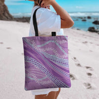 Polynesian Puakeniken Pikake Twisted Lei Tote Bag Amethys - Polynesian Pride