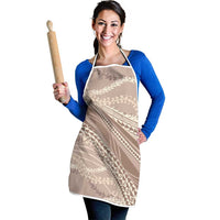 Polynesian Puakeniken Pikake Twisted Lei Apron Beige LT7 - Polynesian Pride