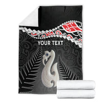 Personalised New Zealand Maori Blanket Manaia Mix Koru LT7 - Polynesian Pride