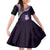 Personalised New Zealand Maori Family Matching Tank Maxi Dress and Hawaiian Shirt Manaia Paua Shell Purple LT7 Daughter's Dress Purple - Polynesian Pride