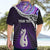 Personalised New Zealand Maori Hawaiian Shirt Manaia Paua Shell Purple LT7 - Polynesian Pride