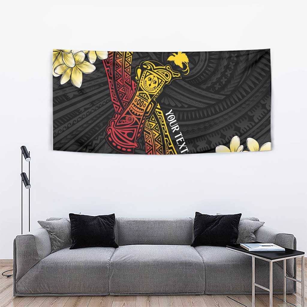 Personalized Papua New Guinea Tapestry Kundu Drum Carving Motifs