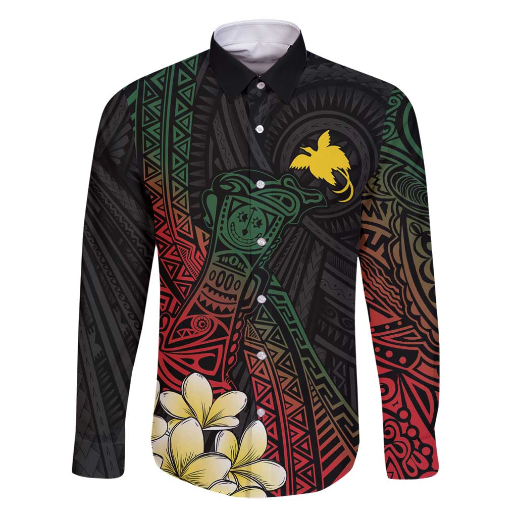 Personalized Papua New Guinea Family Matching Off Shoulder Short Dress and Hawaiian Shirt Kundu Drum Motifs - Sepik Colors