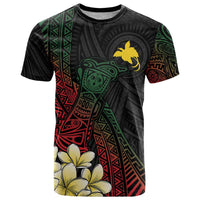 Personalized Papua New Guinea T Shirt Kundu Drum Motifs - Sepik Colors