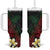 Personalized Papua New Guinea Tumbler With Handle Kundu Drum Motifs - Sepik Colors