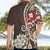 Bula Fiji Tagimaucia Mix Plumeria Masi Tapa Hawaiian Shirt Brown LT7 - Polynesian Pride