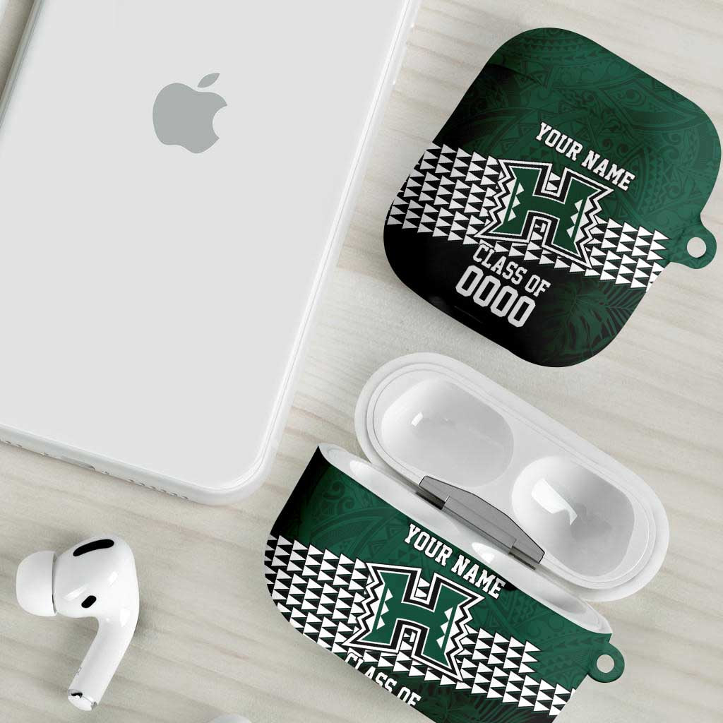 Hawaii Rainbow Warriors Alumni Custom AirPods Case Kanaka Arrows Tropical Vibes