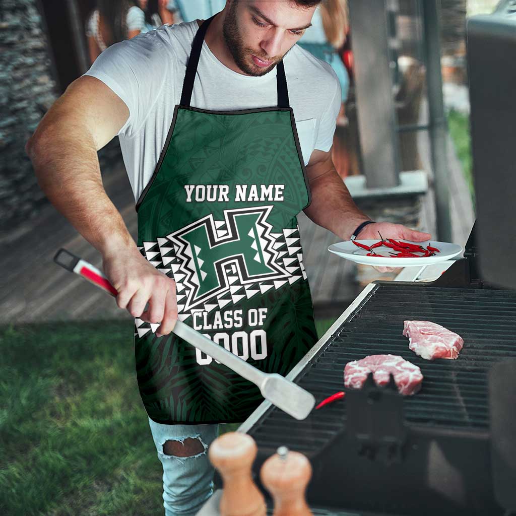 Hawaii Rainbow Warriors Alumni Custom Apron Kanaka Arrows Tropical Vibes