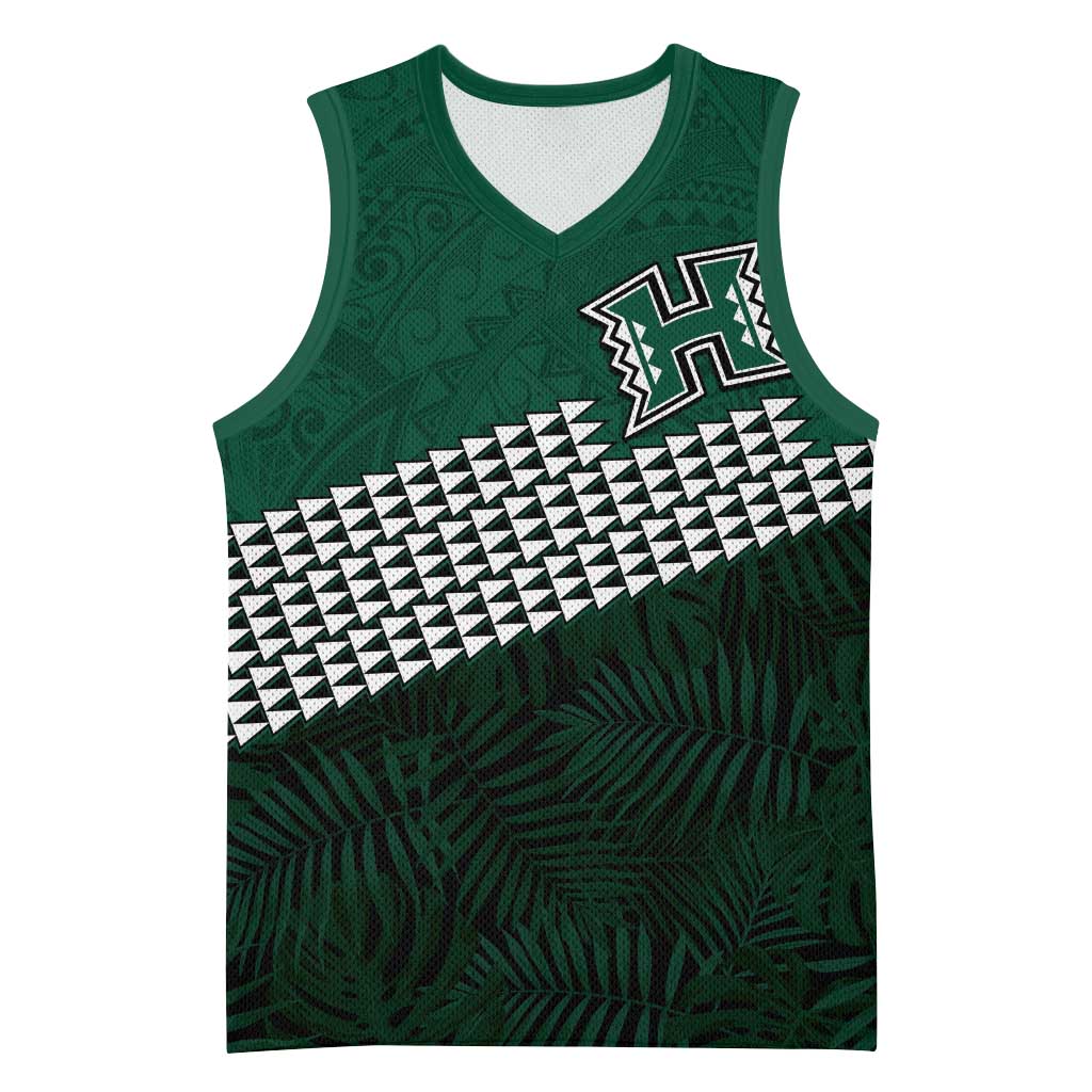 Hawaii Rainbow Warriors Alumni Custom Basketball Jersey Kanaka Arrows Tropical Vibes