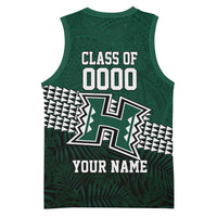 Hawaii Rainbow Warriors Alumni Custom Basketball Jersey Kanaka Arrows Tropical Vibes