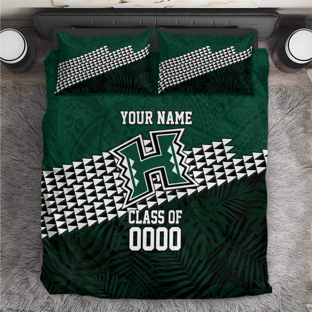 Hawaii Rainbow Warriors Alumni Custom Bedding Set Kanaka Arrows Tropical Vibes