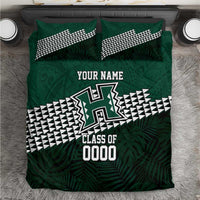 Hawaii Rainbow Warriors Alumni Custom Bedding Set Kanaka Arrows Tropical Vibes