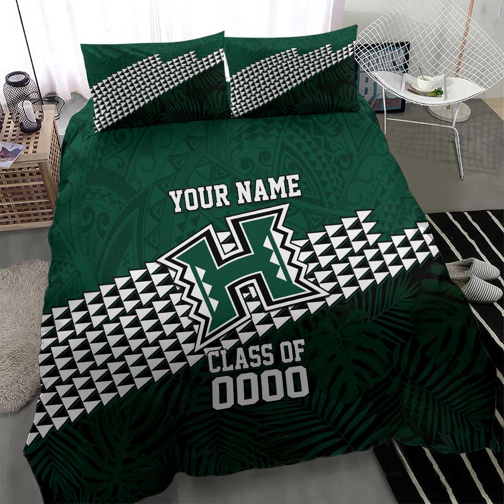 Hawaii Rainbow Warriors Alumni Custom Bedding Set Kanaka Arrows Tropical Vibes