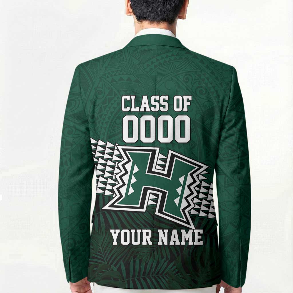 Hawaii Rainbow Warriors Alumni Custom Blazer Kanaka Arrows Tropical Vibes