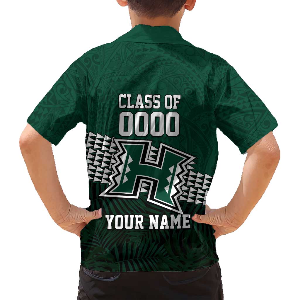 Hawaii Rainbow Warriors Alumni Custom Kid Hawaiian Shirt Kanaka Arrows Tropical Vibes