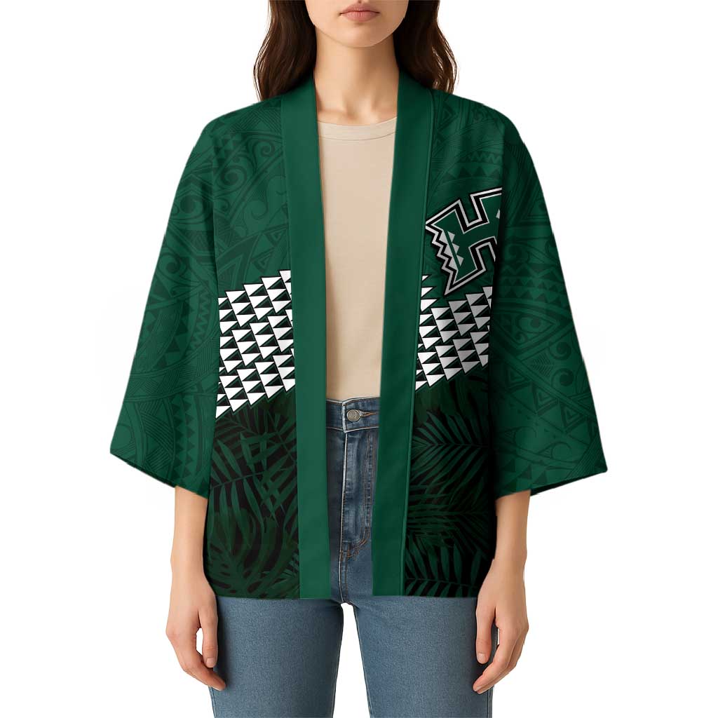 Hawaii Rainbow Warriors Alumni Custom Kimono Kanaka Arrows Tropical Vibes