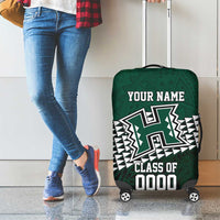 Hawaii Rainbow Warriors Alumni Custom Luggage Cover Kanaka Arrows Tropical Vibes