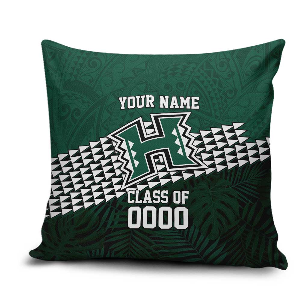 Hawaii Rainbow Warriors Alumni Custom Pillow Cover Kanaka Arrows Tropical Vibes