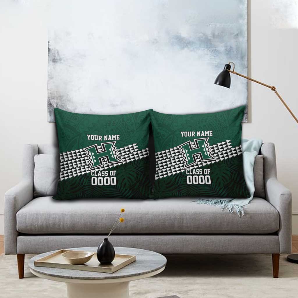 Hawaii Rainbow Warriors Alumni Custom Pillow Cover Kanaka Arrows Tropical Vibes