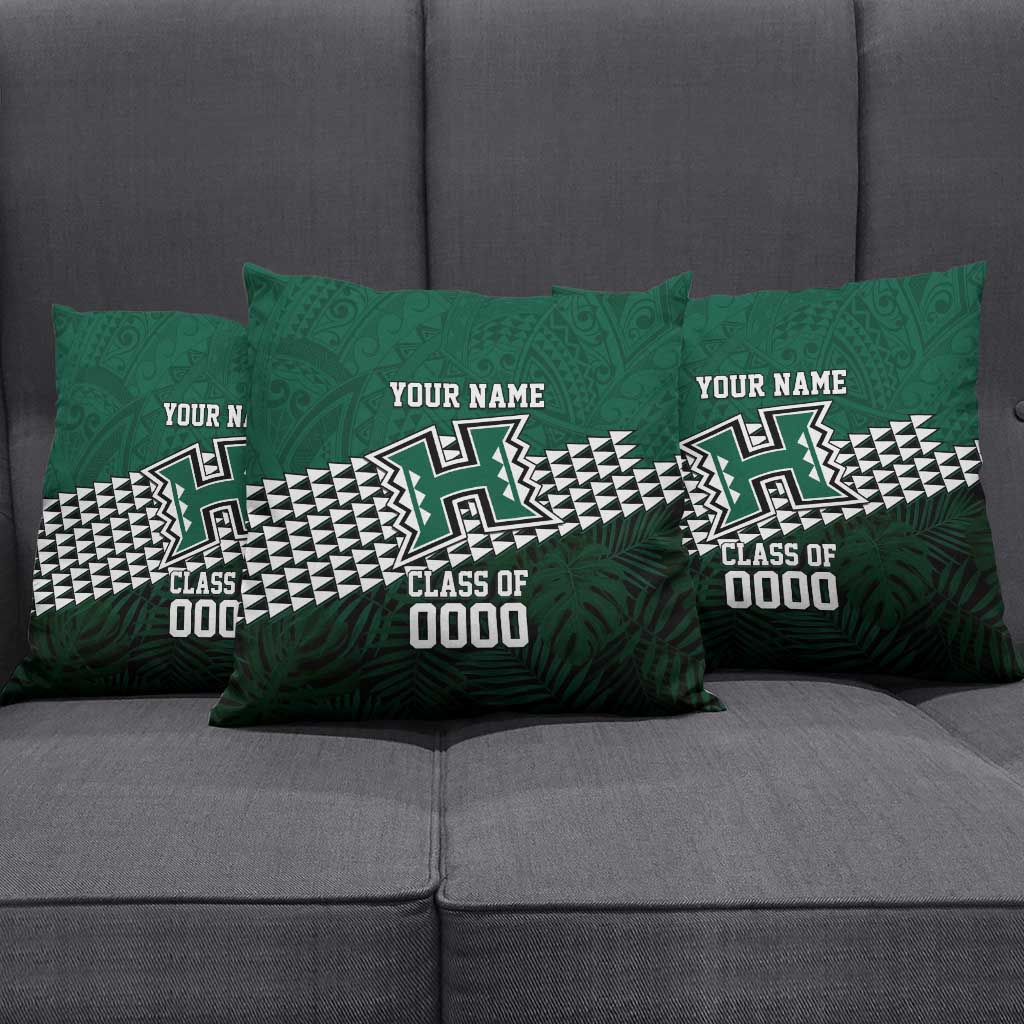Hawaii Rainbow Warriors Alumni Custom Pillow Cover Kanaka Arrows Tropical Vibes