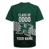 Hawaii Rainbow Warriors Alumni Custom Rugby Jersey Kanaka Arrows Tropical Vibes
