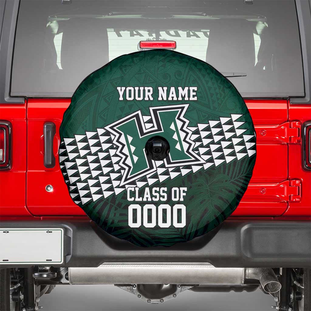 Hawaii Rainbow Warriors Alumni Custom Spare Tire Cover Kanaka Arrows Tropical Vibes