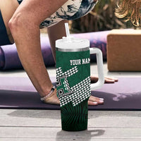 Hawaii Rainbow Warriors Alumni Custom Tumbler With Handle Kanaka Arrows Tropical Vibes