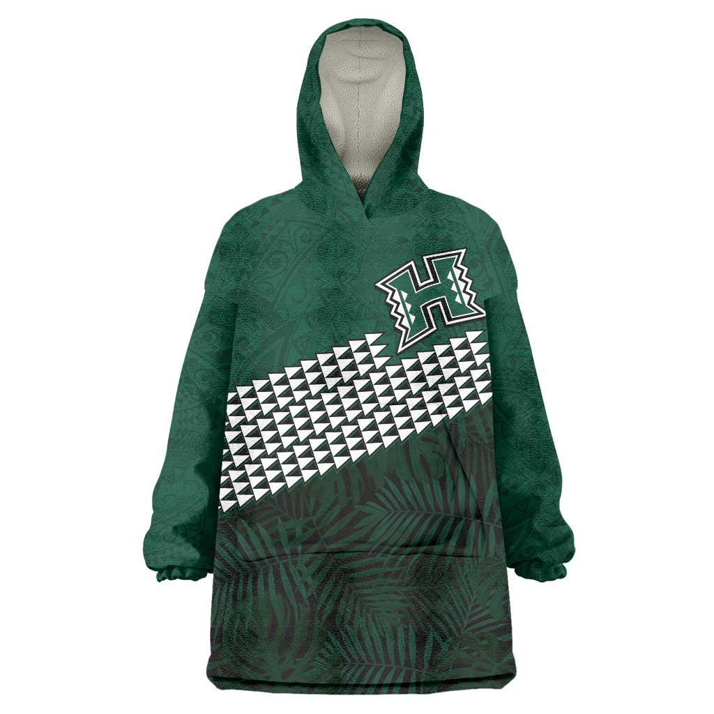 Hawaii Rainbow Warriors Alumni Custom Wearable Blanket Hoodie Kanaka Arrows Tropical Vibes