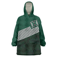 Hawaii Rainbow Warriors Alumni Custom Wearable Blanket Hoodie Kanaka Arrows Tropical Vibes