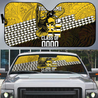 Hawaii Nanakuli High Alumni Custom Auto Sun Shade Kanaka Arrows Tropical Vibes