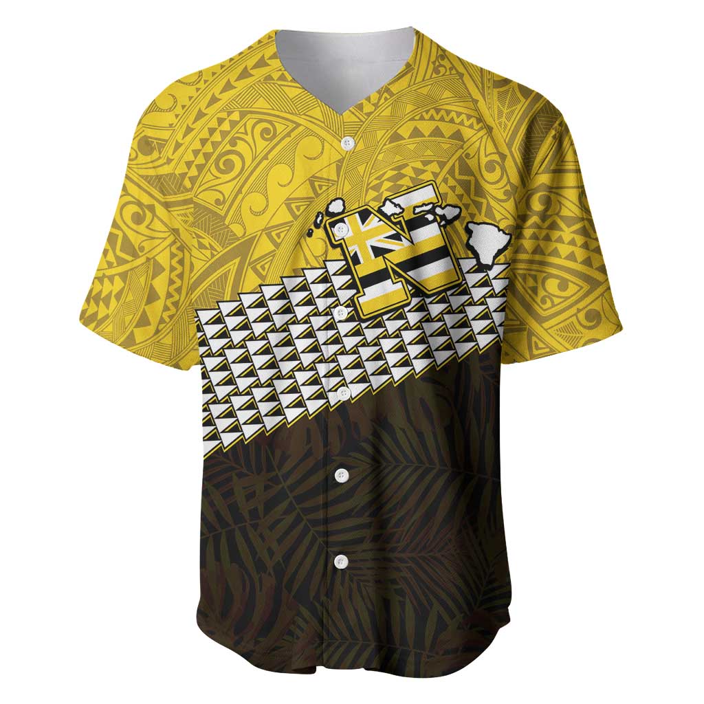 Hawaii Nanakuli High Alumni Custom Baseball Jersey Kanaka Arrows Tropical Vibes