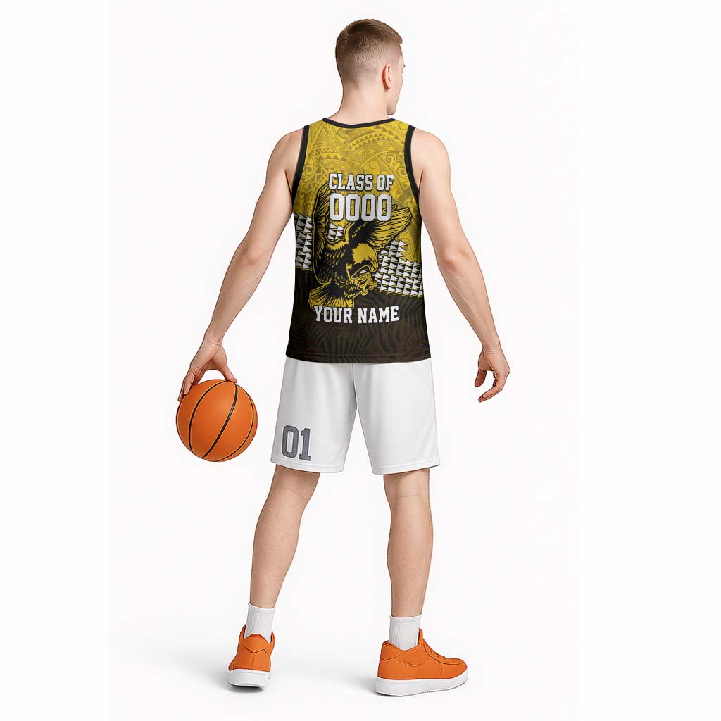 Hawaii Nanakuli High Alumni Custom Basketball Jersey Kanaka Arrows Tropical Vibes