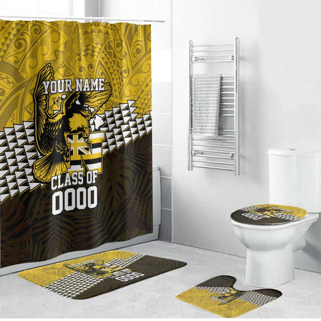 Hawaii Nanakuli High Alumni Custom Bathroom Set Kanaka Arrows Tropical Vibes