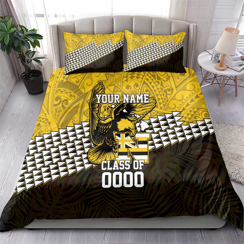 Hawaii Nanakuli High Alumni Custom Bedding Set Kanaka Arrows Tropical Vibes