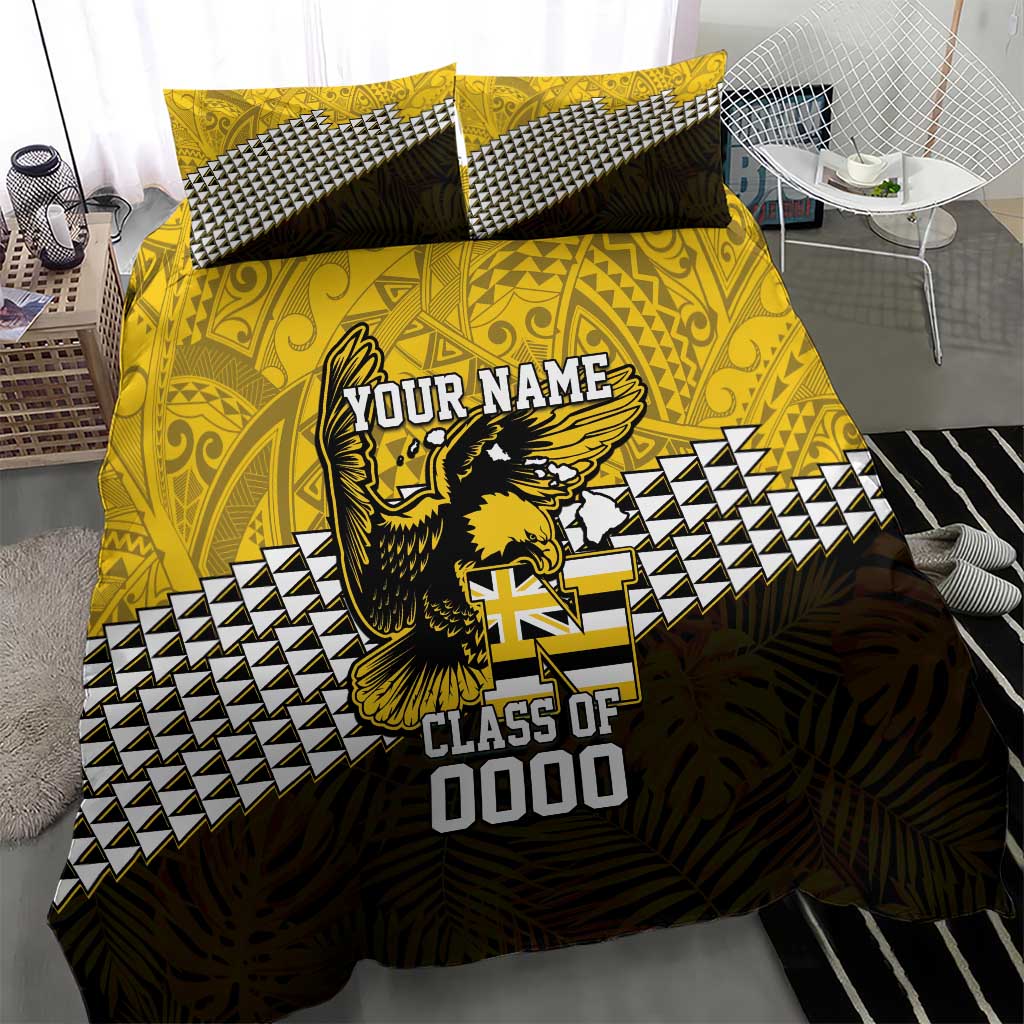 Hawaii Nanakuli High Alumni Custom Bedding Set Kanaka Arrows Tropical Vibes